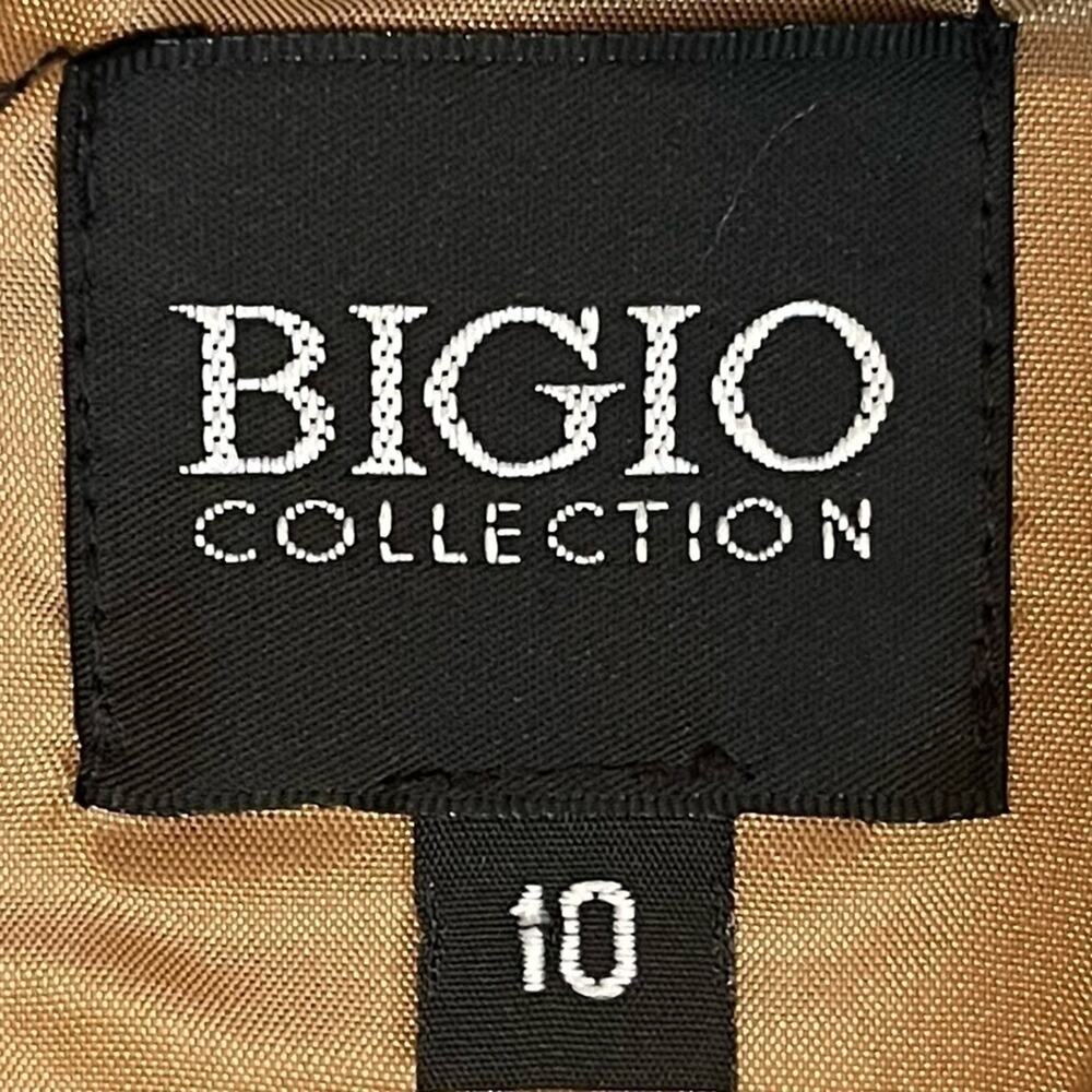 BIGIO Collection Metallic Gold Sleeveless Dress NWOT Size 10 - Picture 8 of 13